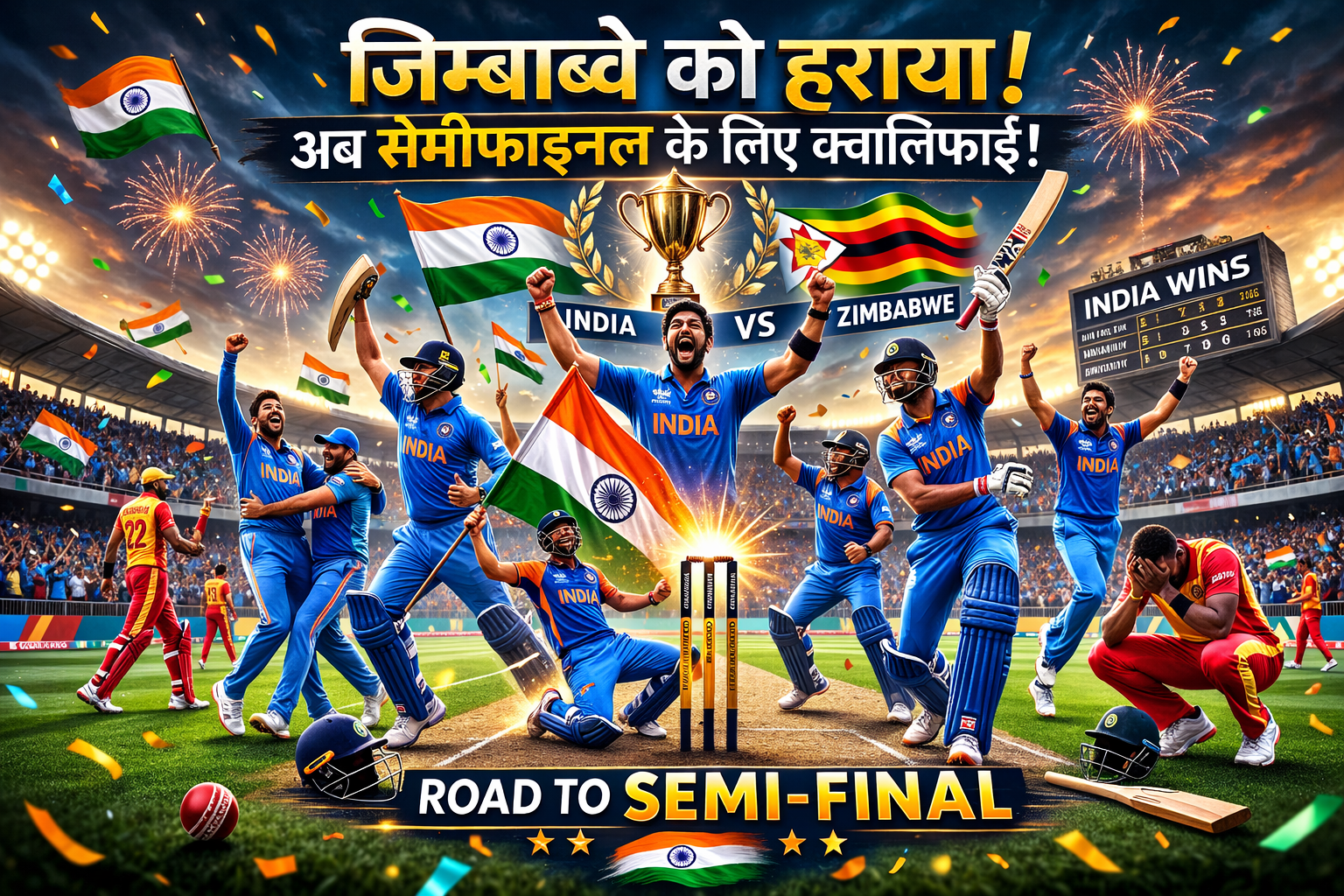 India vs Zimbabwe, Team India, Semi Final,