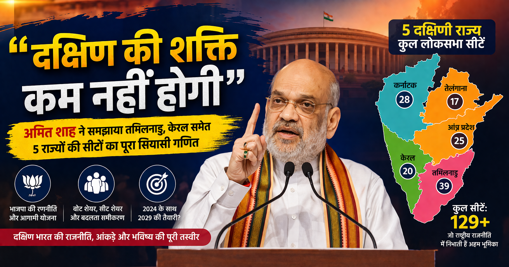 South India Lok Sabha seats analysis