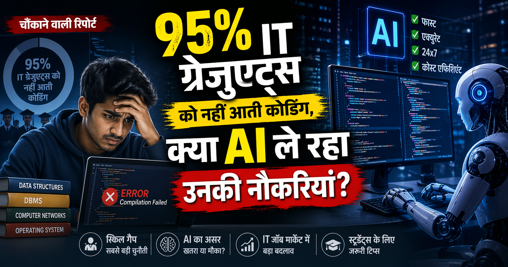 IT graduates coding skills AI jobs India